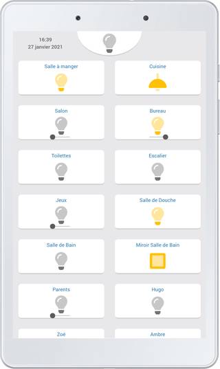Gestion des éclairages fixes et variables