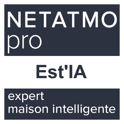 Est'IA est certifié installateur et fournisseur officiel NETATMO pro