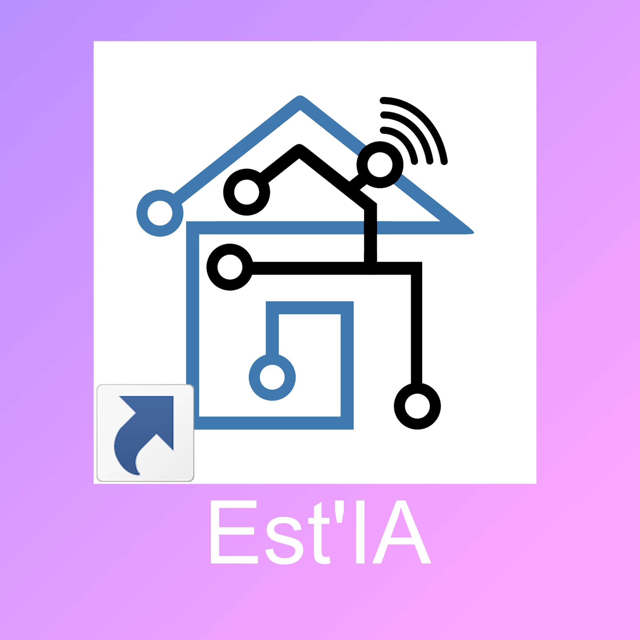 Interface de l'application domotique Est'IA sur mesure